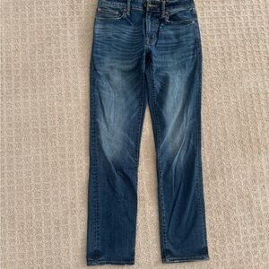 American Eagle men’s flex straight leg style medium wash denim jeans pants 30x32